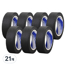 OON 마스킹 테이프 검은색 20mm, 21개