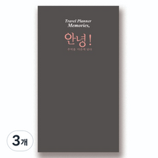Iciel design 旅行日記, 灰色, 3個