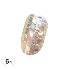 Nail Sketch 一鍵式箔膜指甲貼 3mm, 09, 6個