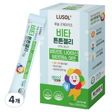 루솔 굿케어키즈 비타젤리 20p, 300g, 4개