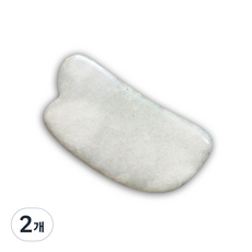 Life Point 刮痧指壓按摩刀, 2個, 自然白色