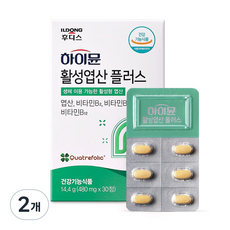 일동후디스 하이뮨 활성엽산 플러스 14.4g, 30정, 2개