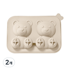 uh homedeco 矽膠小熊製冰盒, 白色
