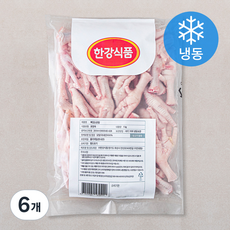 한강식품 뼈있는 닭발 (냉동), 1kg, 6개