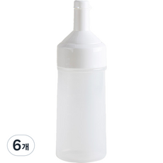 인블룸 스퀴즈 오일 드레싱 소스통 화이트, 250ml, 6개