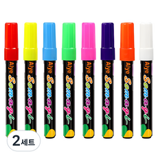 Life Tips 黑板窗戶用麥克筆螢光筆 8色組 7mm