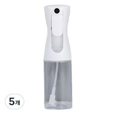 고압 안개 스프레이 분무기 300ml, 화이트, 5개