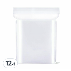 Dabit 多用途透明塑膠夾鏈袋, 中(M), 100入, 12個