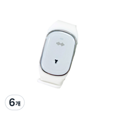 쁘띠끄 스로틀업 초음파 모기 퇴치기 화이트 일반형 M-1, 6개