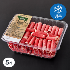 차돌양지 샤브샤브용 (냉동), 700g, 5개