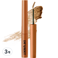 아임유니 디자이닝 브로우 마스카라 3g, 01 라이트브라운, 3개