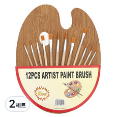 TOPPIA 簡約畫筆12種 + 調色盤套組 TPYE2, 2套