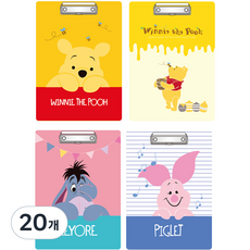 迪士尼小熊維尼板夾 223 x 315 mm, 隨機出貨, 20個