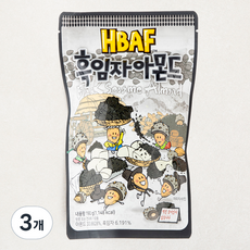 바프 흑임자 아몬드, 190g, 3개