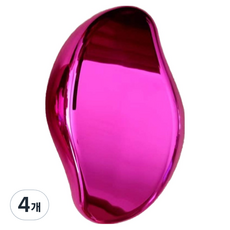 크블랑스 고급 발각질 제거기 로즈레드 65 x 108 mm, 100g, 4개, 1개입