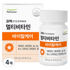 Pulmuone 圃美多 Perfect 綜合維他命 活力保健 21g, 4個, 30錠
