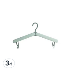 주씨상점 접이식 휴대 옷걸이, 그린, 3개