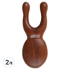 Signpost 指壓刮痧按摩器 5 x 10 cm, 2個, 樺木 G型