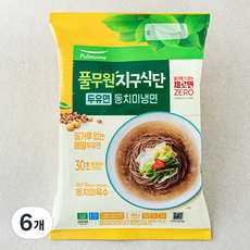풀무원 지구식단 메밀두유면 동치미냉면 2인분, 846g, 6개