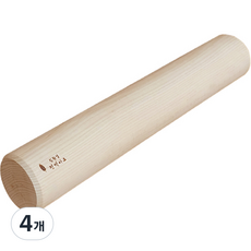 HINOKI ART 頂級扁柏實木按摩棒 5號(50 x 8 cm), 混合色, 4個