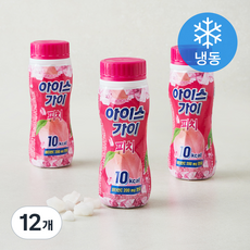 해태아이스 아이스가이 피치 (냉동), 12개, 1개입, 200ml