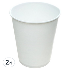 더컵 자판기용 7온스 무지종이컵 210ml, 1000개입, 2개