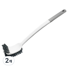World Clean 雙頭馬桶刷, 灰色, 2個
