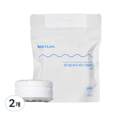 바디럽 퓨어필터 리필 세면대용 4p, 2개