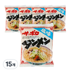 멘노스나오시 삿포로 탄멘 시오 라면 83g, 15개
