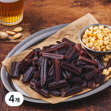 갯마을 조미 오징어 다리 한입장족, 4개, 200g