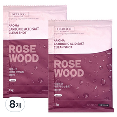 디얼스코 반려동물 아로마 탄산솔트 클린샷 로즈우드, 15g, 8개
