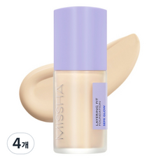 미샤 레이어링 핏 파운데이션 세미 글로우 35ml, 21호 페어, 4개