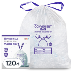 코멧 묶기 편한 끈있는 분리배출 봉투, 100L, 120개