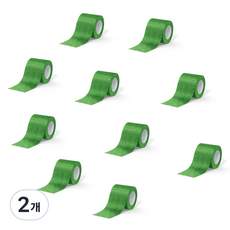 Daybyday 데이바이데이 밴드 5cm x 4.5m 그린, 2개, 10개입
