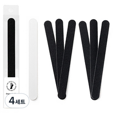 더싹 각질제거 위생 파일 시스템 일자 풋바디 2p + 100그릿 6p+ 180그릿 6p 세트, 4세트