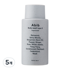 아비브 바디 워시 타입R 프라그란트 보틀, 300ml, 5개