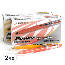 JAVAPEN Power Line 螢光筆系列 柔和紅 + 金色, 2套, MIX(柔和紅+金色)