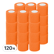 하이가이 자가접착 압박붕대 형광오렌지 5cm, 120개, 1개입