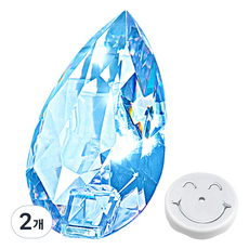 ARUA 浴室鑽石皂架, 藍色, 2個