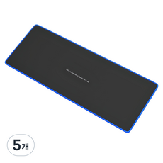 요이치 게이밍 마우스 장패드 800 x 300 x 5 mm, 블랙 + 블루, 5개