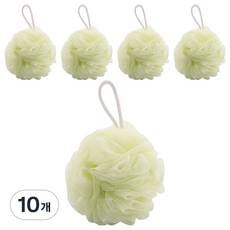 블럭마트 샤워볼, 그린, 10개, 1개입