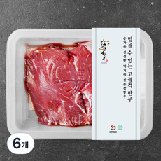 전통참한우 사태 덩어리 수육 국거리 장조림용 (냉장), 400g, 6개