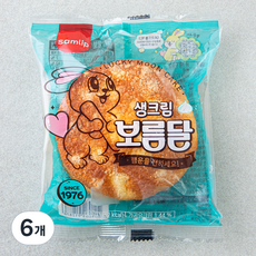삼립 생크림 보름달, 80g, 1개입, 6개