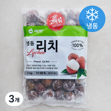 고마워 재호 리치 (냉동), 3개, 1kg