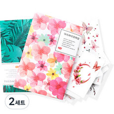 蝴蝶彩繪紋身貼紙 15張組, 混色, 2組