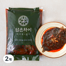 담은차이 양념깻잎 무침, 1kg, 2개