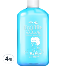 폴메디슨 키즈 아토 버블 슬라임 스카이블루, 550ml, 4개
