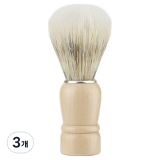泡沫豐富的刮鬍刷 木質2, 1入, 3個