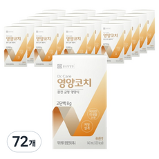 종근당건강 영양코치 미니 완전균형 환자영양식 구수한 맛, 72개, 140ml