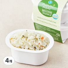 얌이밀 유아용 후기 12~14개월 이유식 게살옥수수고구마무른밥, 200g, 4개